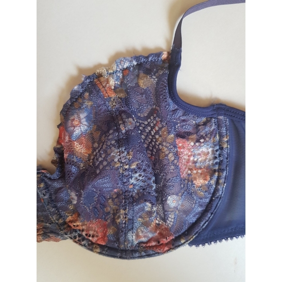 Vogue Dessous Sheer Lace Unlined Bra - Picture 4 of 12